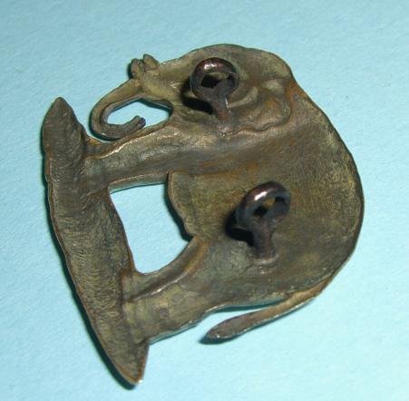 19th Royal Hussars (Queen Alexandra 's Own ) NCO 's White Metal Arm Badge — image 4