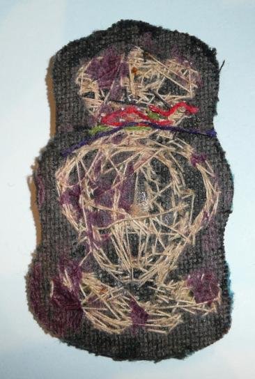 QOH (Queens Own Hussars) NCOs Bullion Arm Badge QEII Pattern Crown — image 3