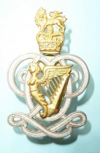 The Queens Royal Hussars ( QRH) Officers Pouch Badge / …