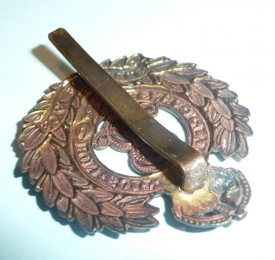 Royal Engineers EDVII Edwardian Other Ranks Brass Cap Badge — image 3