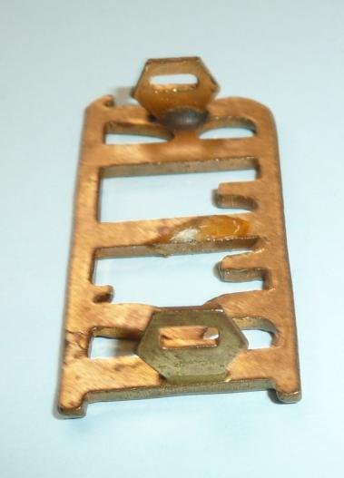 RTR Royal Tank Regiment Large Pattern Other Ranks Brass Shoulder Title — image 3