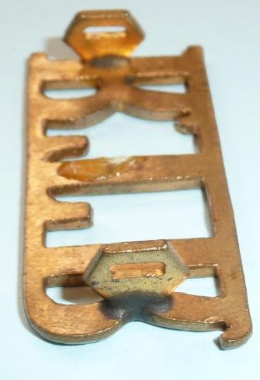 RTR Royal Tank Regiment Large Pattern Other Ranks Brass Shoulder Title — image 4