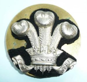 12th Royal Lancers NCOs Silver Plated Arm Badge With Black …