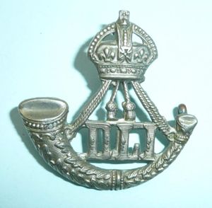 Durham Light Infantry ( DLI ) Officer 's White Metal …