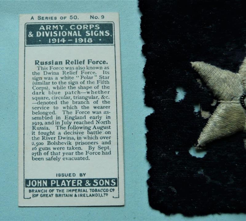 WW1 Russian Relief Force Officers Formation Sign Designation - Badly Mothed — image 4