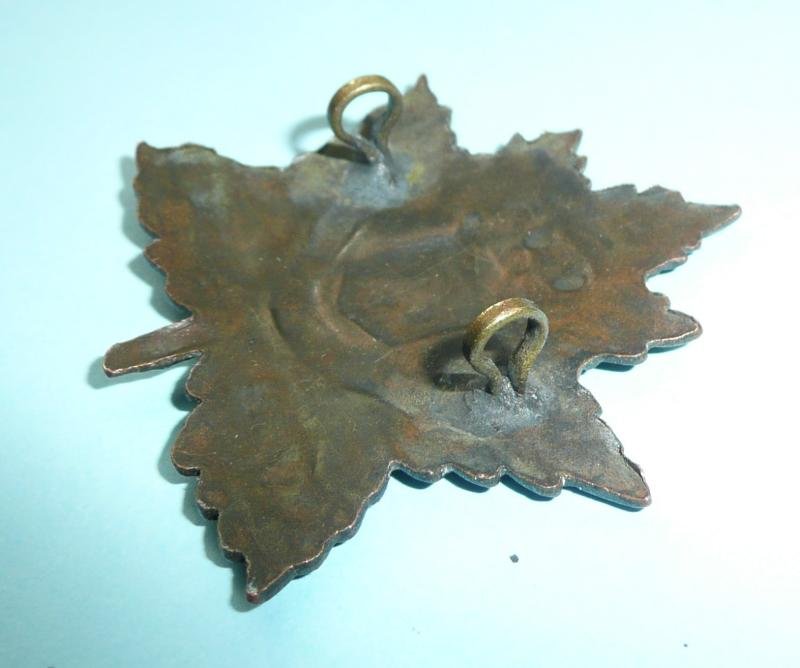 WW1 Canada - 27th Battalion (City of Winnipeg) Canadian Expeditionary Force (CEF) Bronze Cap Badge — image 3