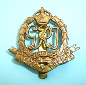WW2 Indian Army - India GVIR Military Police Cast Brass …