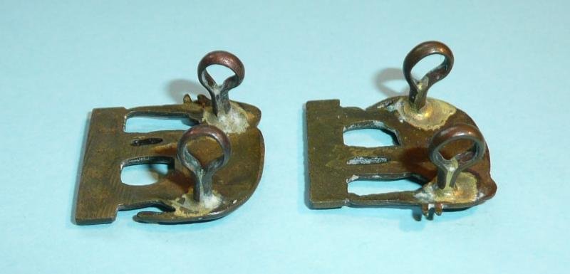WW2 Indian Army - 1st Punjab Regiment  Officer's Pair of Facing Collar Badges — image 5
