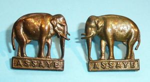 WW2 Indian Army - 1st Punjab Regiment Officer's Pair of …