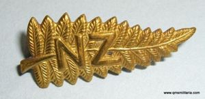 WW2 Pattern New Zealand Fern Leaf Temporary Staff ( Officers …