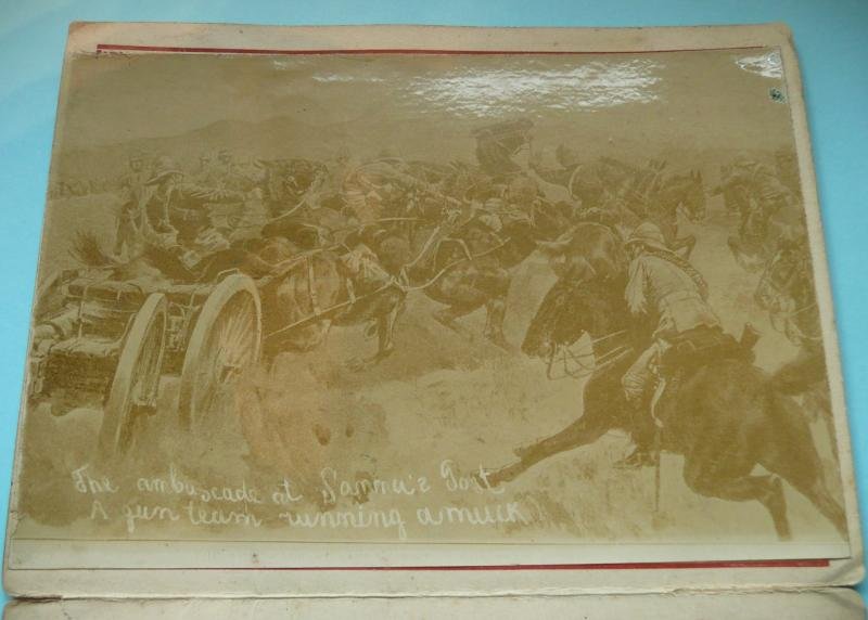 2nd Anglo-Boer War Silver Leaves Art Card - To My Dear Brother — image 3