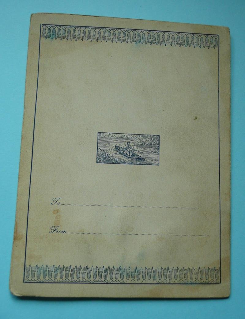 2nd Anglo-Boer War Silver Leaves Art Card - To My Dear Sister — image 3