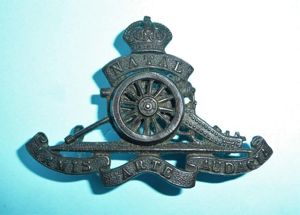 South Africa - Natal Field Artillery Officer's Bronze OSD Slouch …