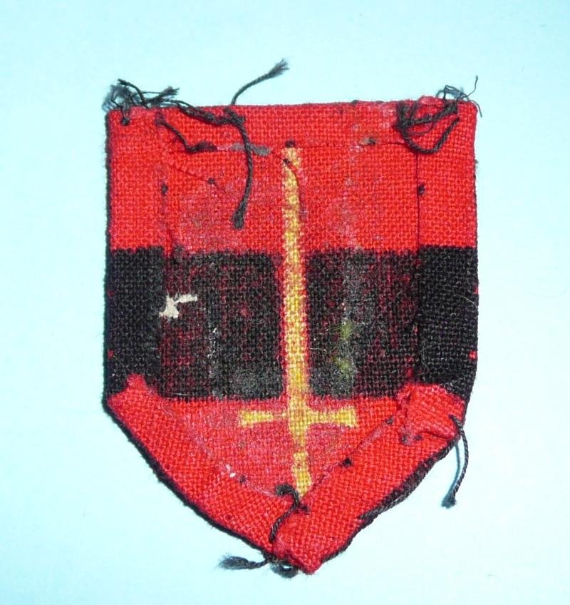 Post War Territorial Army (TA) Printed Cloth Formation Sign Flash Patch Designation Badge — image 3