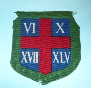 Post War The Midlands Brigade Printed Cloth Formation Sign Flash …