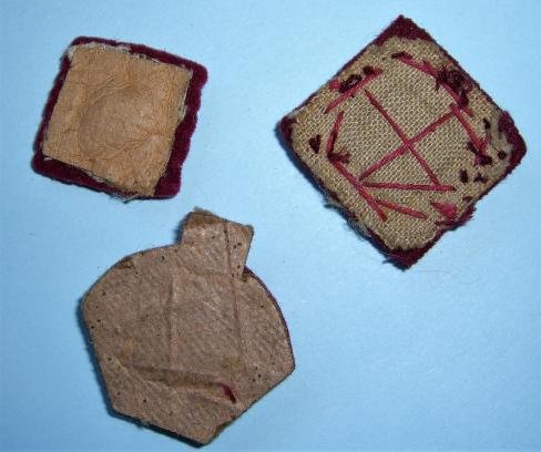 Embroidered Crown and Rank Pips Maroon Background - Airborne Forces — image 2