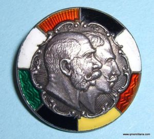 WW1 German and Austrian Axis Patriotic WW1 Enamel Pin Brooch …