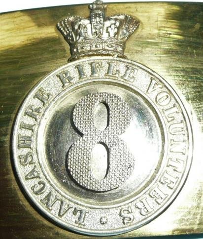 8th ( Bury ) Lancashire Rifle Volunteers Officers Waist Belt Clasp ( WBC ) — image 2
