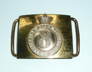 8th ( Bury ) Lancashire Rifle Volunteers Officers Waist Belt …