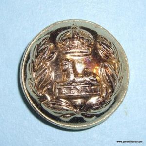Scarce Lancashire Fusiliers Anodised Aluminium AA Large Pattern Button, King's …