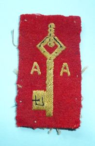 Royal Artillery Anti - Aircraft (AA) Units Gibraltar - Embroidered …