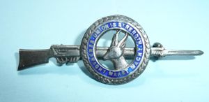 WW1 Vintage South African Forces Silver Stamped Rifle Sweetheart Pin …