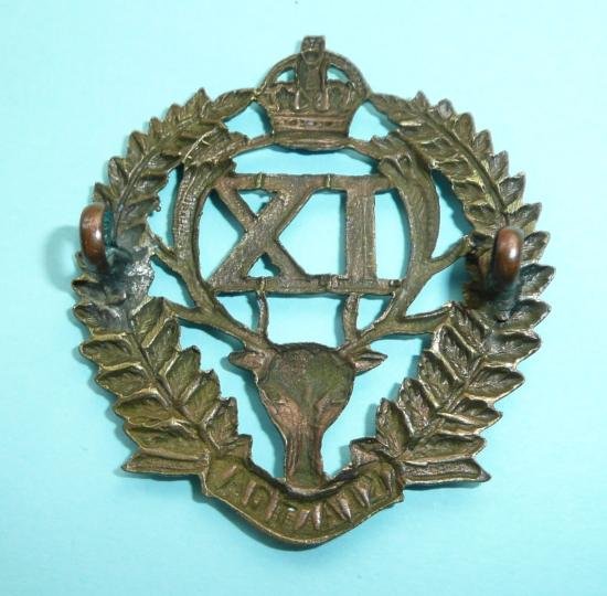 WW1 New Zealand 9th (Wellington East Coast Rifles) Regiment Bronze Brass Cap Badge — image 2