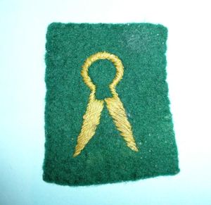 WW2 Durham and North Riding (Of Yorkshire) woven cloth formation …