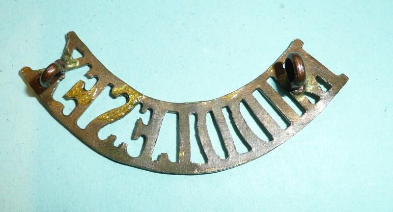 The Middlesex Regiment Brass Shoulder Title — image 2