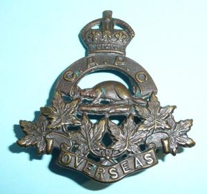 WW1 Canada - Canadian Army Pay Corps (CAPC) Overseas CEF …