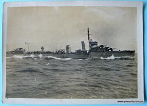WW1 Real photograph of HMS Verdun (this is larger than …