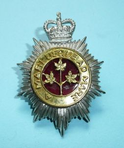 Canada - Canadian Guards Officer's Gilt, Enamel and Silver Plate …