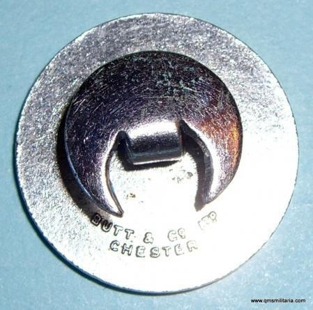 WW2 Cheshire Corps of Air Raid Patrol Wardens ( ARP ) Chrome and Enamel Lapel Badge — image 2