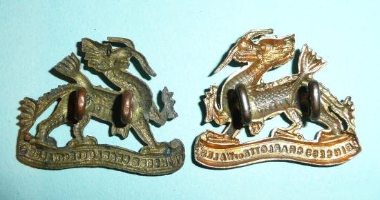 The Royal Berkshire Regiment Facing Pair of Other Ranks Collar Badges — image 2