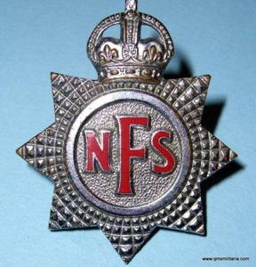 WW2 Home Front National Fire Service ( NFS ) Enamel …