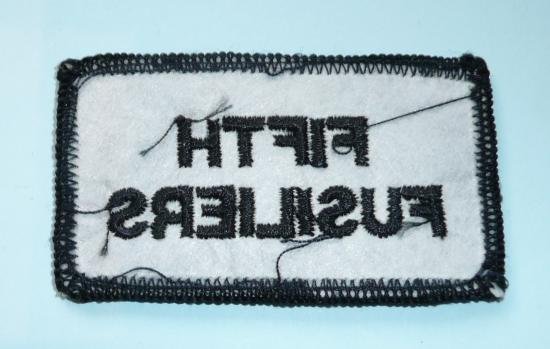 FIFTH FUSILIERS Green Patch  - 5th Volunteer Battalion the Royal Regiment of Fusiliers (RRF) — image 2