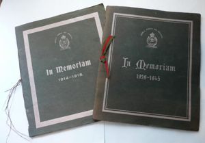 A Set of Monmouthshire Regiment 'In Memorium' Booklets for WW1 …