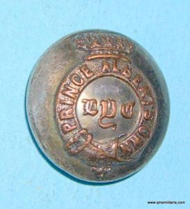 Prince Albert's Own Leicestershire Yeomanry Cavalry Officer's Silver Plated Small …