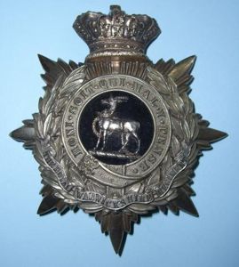 Victorian Warwickshire Regiment Militia / Volunteer Battalion Officer 's Silver …