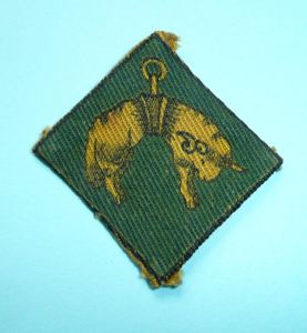 WW2 East & West Riding District (Yorkshire) Printed Cloth Formation …