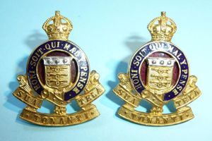 Royal Army Ordnance Corps (ROAC) Officer's Matched Tonanti Gilt and …