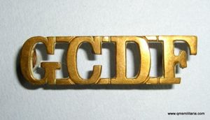 West African Gold Coast Defence Force ( GCDF ) brass …