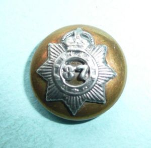 WW1 Indian Army - 87th Punjabis Regiment Officer's Silver Plated …