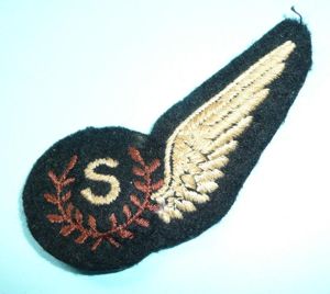 WW2 Royal Air Force RAF 'S' Signaller's Brevet