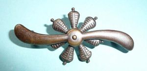 WW2 Dutch Netherlands Air Force Bronze Aircraft Mechanic Sleeve Badge …