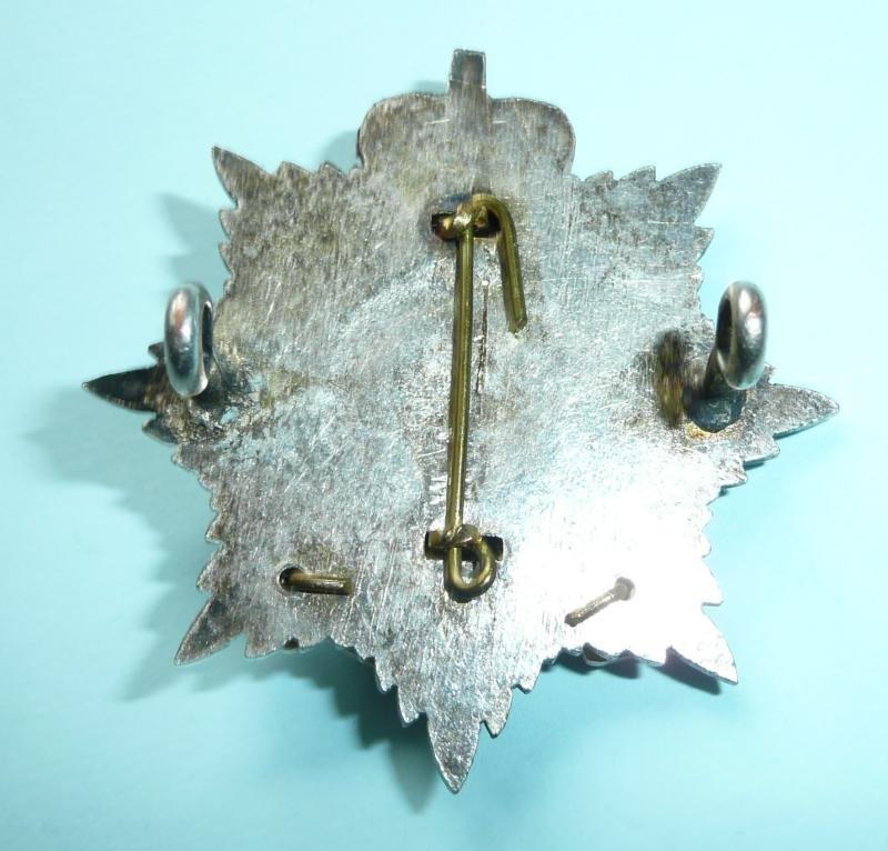 Royal Hampshire Regiment Officers Enamel Silver and Gilt Cap Badge, QEII issue — image 2