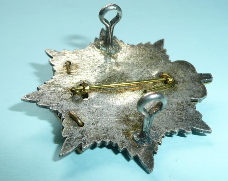 Royal Hampshire Regiment Officers Enamel Silver and Gilt Cap Badge, QEII issue — image 4