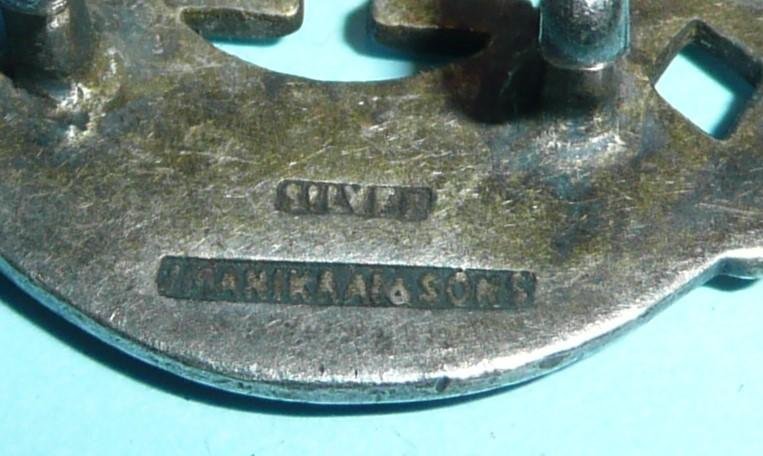 Indian Army - 10th Baluch Officers Silver Headdress Cap Badge — image 5