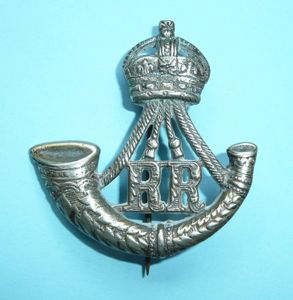 Indian Army 6th Rajputana Rifles (RR) Pagri Badge Cast White …