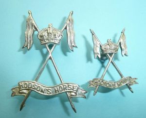 WW2 Indian Army - Hodson's Horse (Bengal Lancers) Officer's Silver …